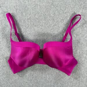 Victoria's Secret Push Up Bra Magenta Purple Women's 34B Underwire